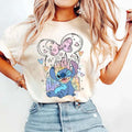 D Stitch Shirt Mickey Castle T-Shirt Lilo And Stitch Merch Present For Cartoon Lovers - Merchluma