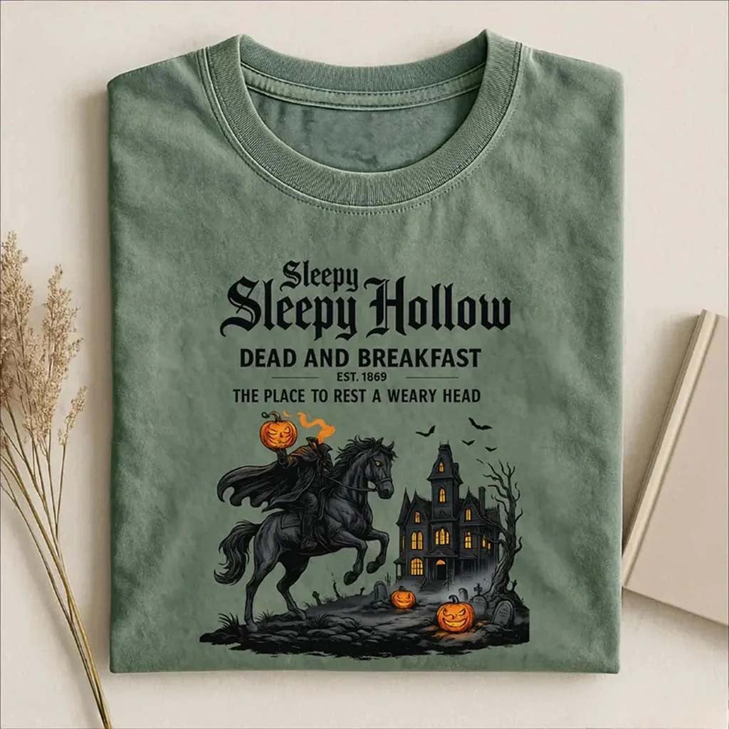 Sleepy Hollow Dead And Breakfast Shirt Halloween Clothing Sleepy Hollow Merch Horror Fan Gifts - Merchluma