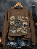 The Salty Whale Widow's Bay Sweatshirt Salty Whale Clothing Gift Ideas For Her - Merchluma