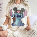 Stitch Ice Cream Shirt Vintage Lilo And Stitch Merch Cute Gift For Girlfriend - Merchluma