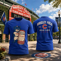 Chicago Cubs Wrigley Field Vintage T-Shirt Bear Budweiser Beer Fan Shirt Cubs Merch - Merchluma