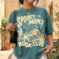 Spooky Moms Book Club Halloween T-Shirt Book Lover Shirt Spooky Gifts For Bookish - Merchluma