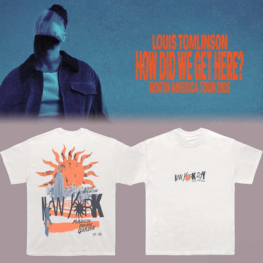 Louis Tomlinson How Did I Get Here X NYC T-Shirt 2026 Louis Tomlinson Merch Gift For Fans - Merchluma