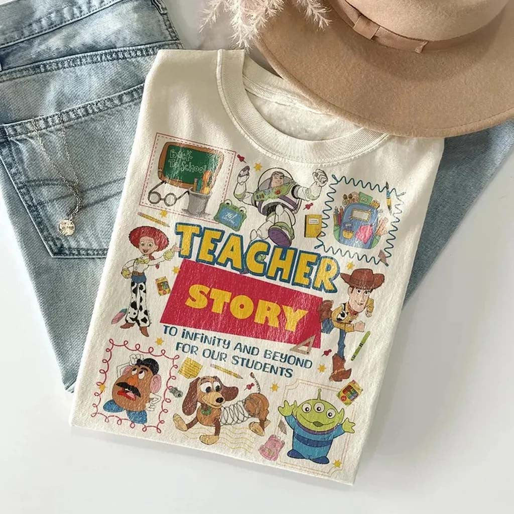 Toy Story Teacher T-Shirt To Infinity And Beyond For Our Students Shirt Back To School Gifts - Merchluma
