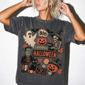 Vintage Happy Halloween Shirt Trick Or Treat Shirt Popular Halloween Apparel Gift Ideas - Merchluma