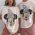 Fantasia Mickey And Minnie Mouse T-Shirt Cute Cartoon Characters Shirt Gift For Couples - Merchluma