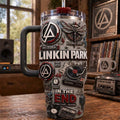 Linkin Park Merch In The End Hybrid Theory Meteora Tumbler Gift Ideas For Dad - Merchluma