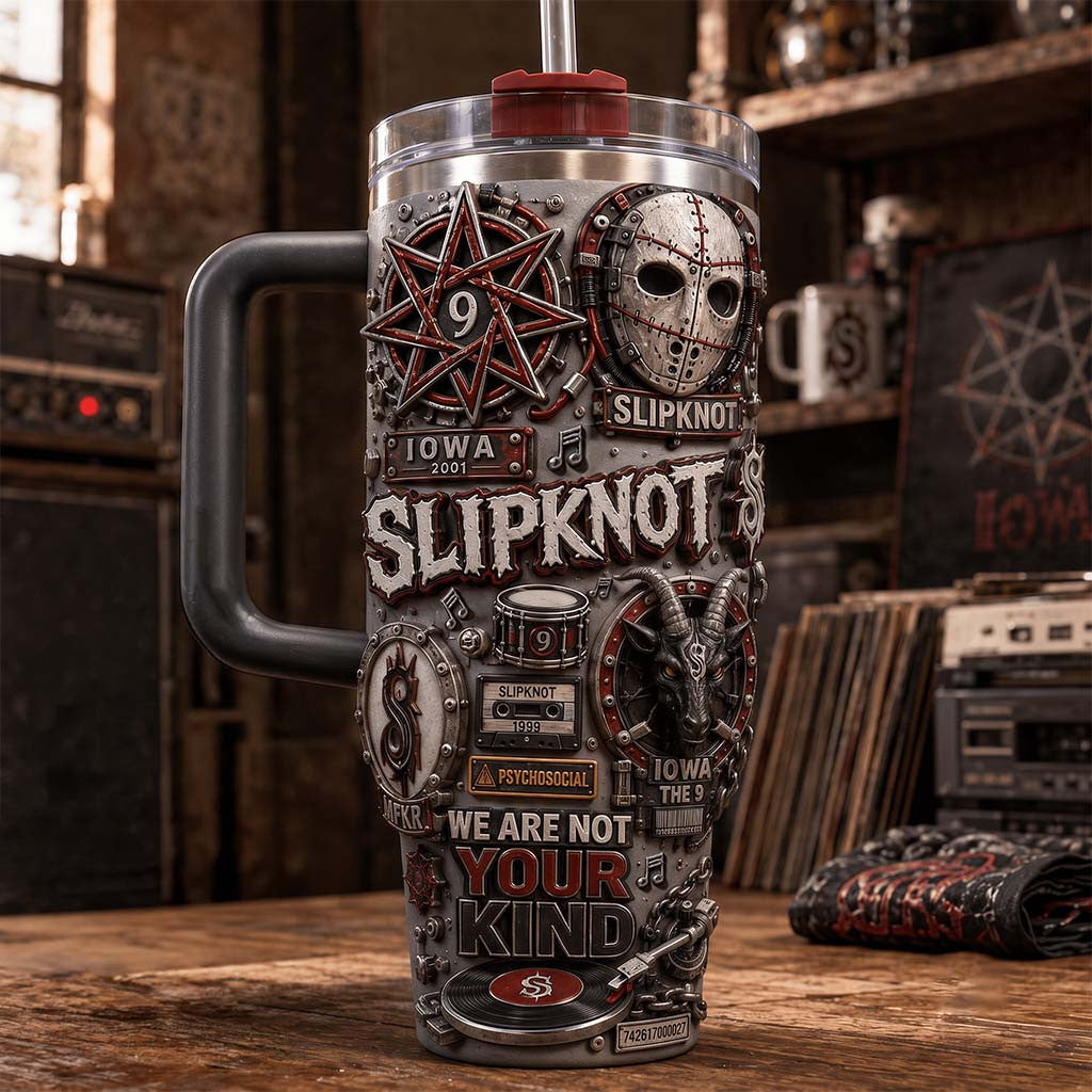 Slipknot Merch We Are Not Your Kind Tumbler Birthday Gifts For Music Lovers - Merchluma