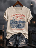 Greetings From Widow's Bay Halloween Horror T-Shirt The Next Martha's Vineyard Shirt Gift - Merchluma