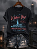 Greetings From Widow's Bay T-Shirt Widow's Bay Massachusetts Tee Gift For Halloween - Merchluma