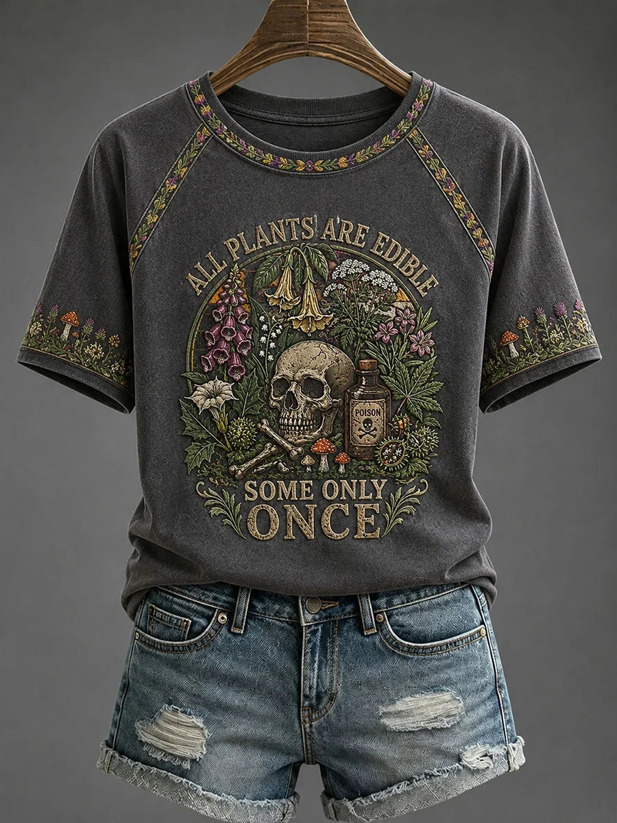 All Plant Are Edible Some Only One T-Shirt Funny Gardening Tee Best Gift For Plant Lovers - Merchluma