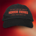 StudioHouse Designs Merch 2026 Shut Up Hat Horror Movies Cap Good Father's Day Presents - Merchluma