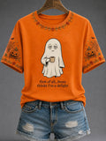 First Of All Jesus Thinks I'm A Delight Faith Halloween Casual T-Shirt Funny Ghost Shirt Gifts - Merchluma