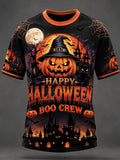 Happy Halloween Boo Crew T-Shirt Jack-O'-Lantern Shirt Halloween Present - Merchluma