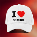 Sombr Merch I Heart Sombr Embroidered Hat Music Lover Gifts For Friends - Merchluma