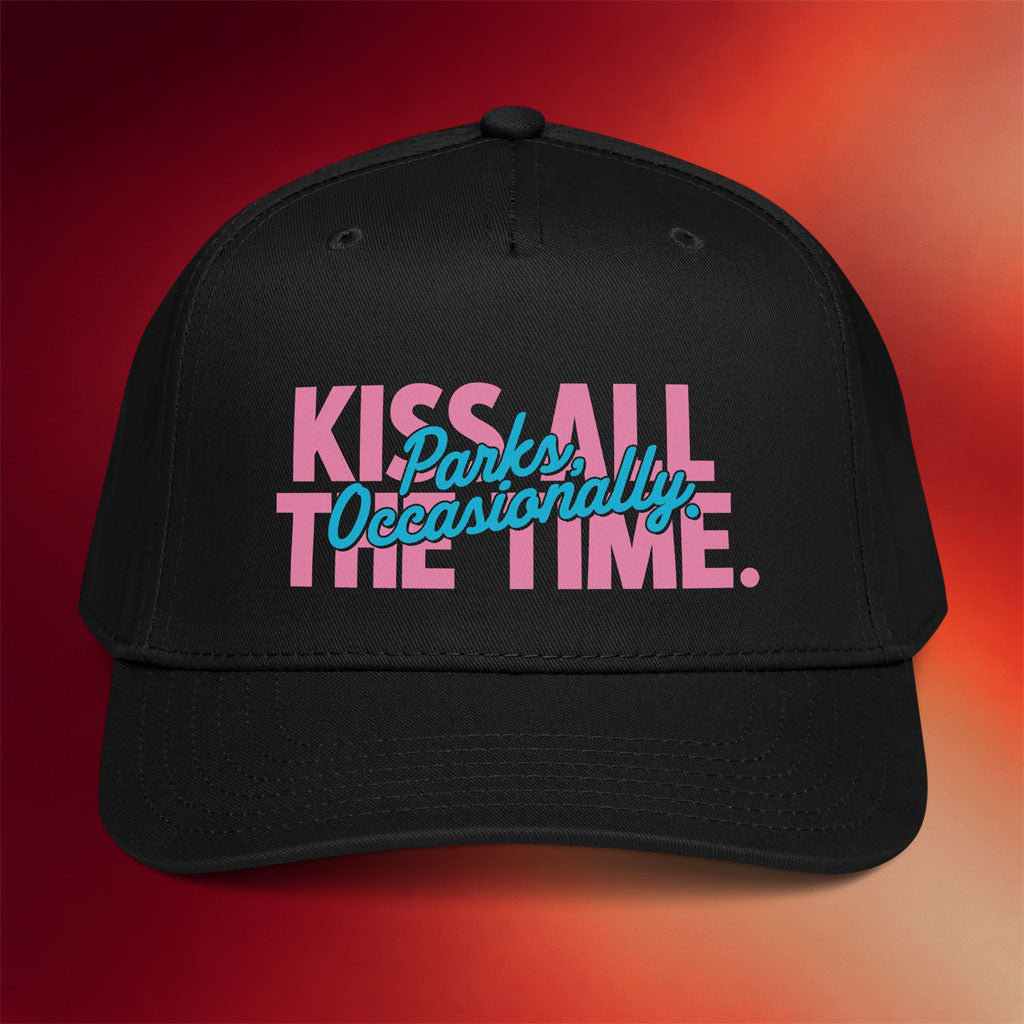 The Wonder Studio Co Merch The Kiss Hat Kiss All The Time Parks Occasionally Hat Gifts For Her - Merchluma