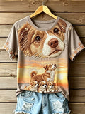 Stop Animal Abuse Wang Wang T-Shirt Wang Wang And Her Pups Memorial Shirt Animal Rights Gift - Merchluma