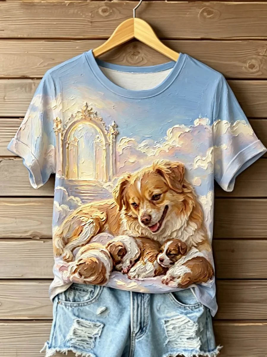 Stop Animal Abuse Wang Wang T-Shirt Wang Wang And Her Pups Memorial Shirt Gift For Her - Merchluma