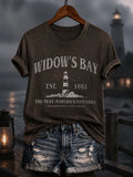Greetings From Widow's Bay Halloween Horror T-Shirt Widow's Bay Merch Horror Fan Gifts - Merchluma