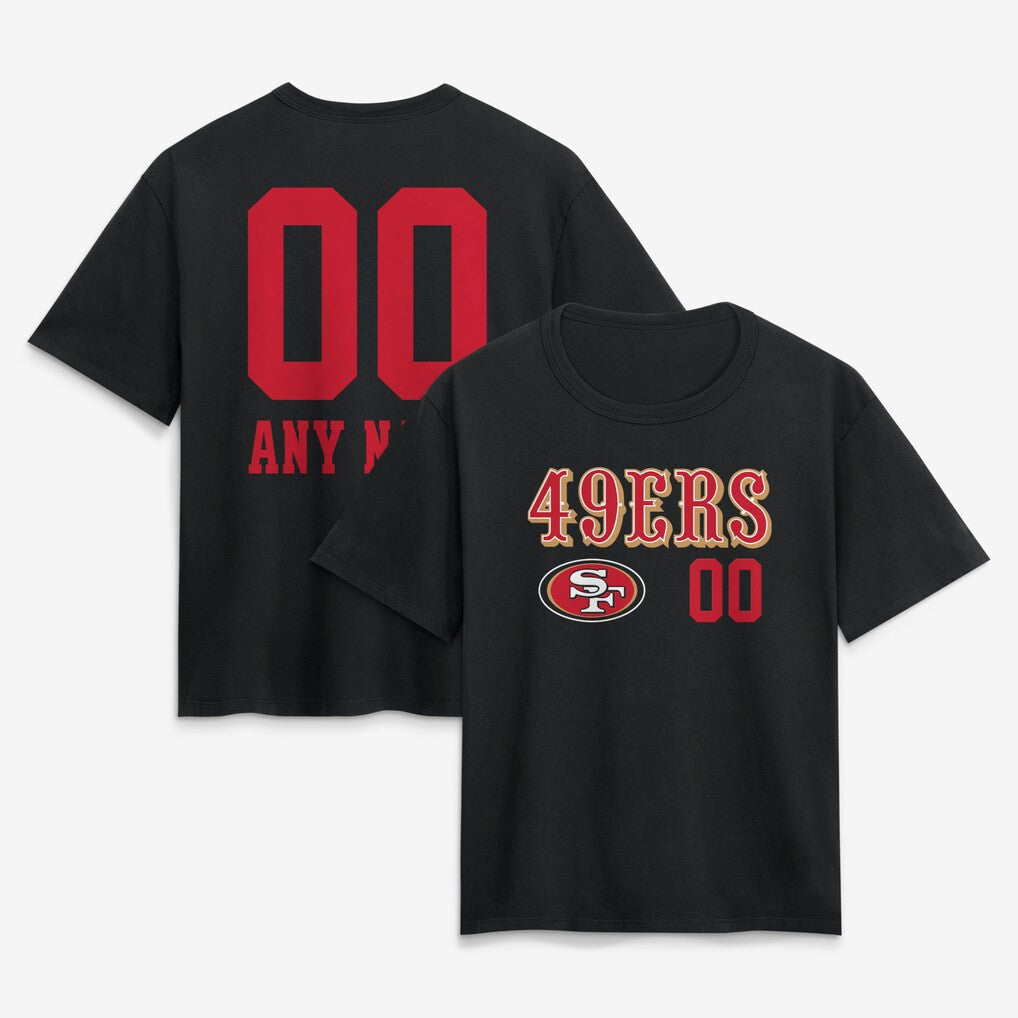Personalized San Francisco 49ers Merch 2026 SF 49ers Touchdown Wordmark Shirt Football Fan Gear - Merchluma