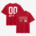 Personalized San Francisco 49ers Merch 2026 SF 49ers Touchdown Wordmark T-Shirt Game Day Gifts - Merchluma