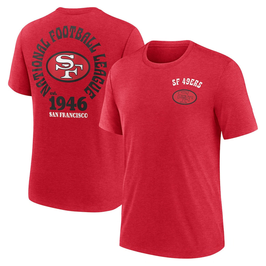 San Francisco 49ers Merch 2026 SF 49ers Rewind 2-Hit T-Shirt Presents For Football Lovers - Merchluma