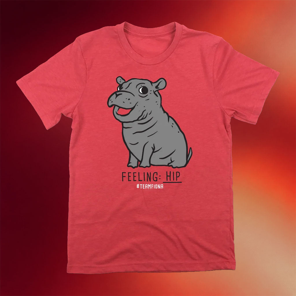 Cincy Shirts Merch 2026 Feeling Hip T-Shirt Fiona The Hippo Shirt Gift For Sisters - Merchluma