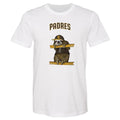 San Diego Padres Merch 2026 SD Padres Tiny Turnip Sloth T-Shirt White Baseball Enthusiast Gifts - Merchluma