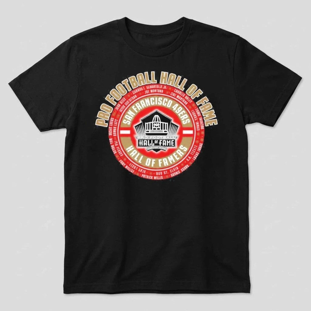 San Francisco 49ers Merch Class Of 2026 Hall Of Famers T-Shirt Football Fan Apparel Best Gifts - Merchluma