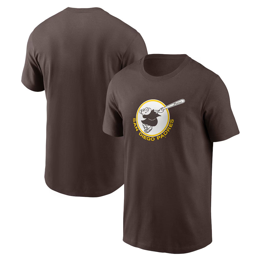 San Diego Padres Merch 2026 SD Padres Cooperstown Collection T-Shirt Brown Gifts For Fans - Merchluma