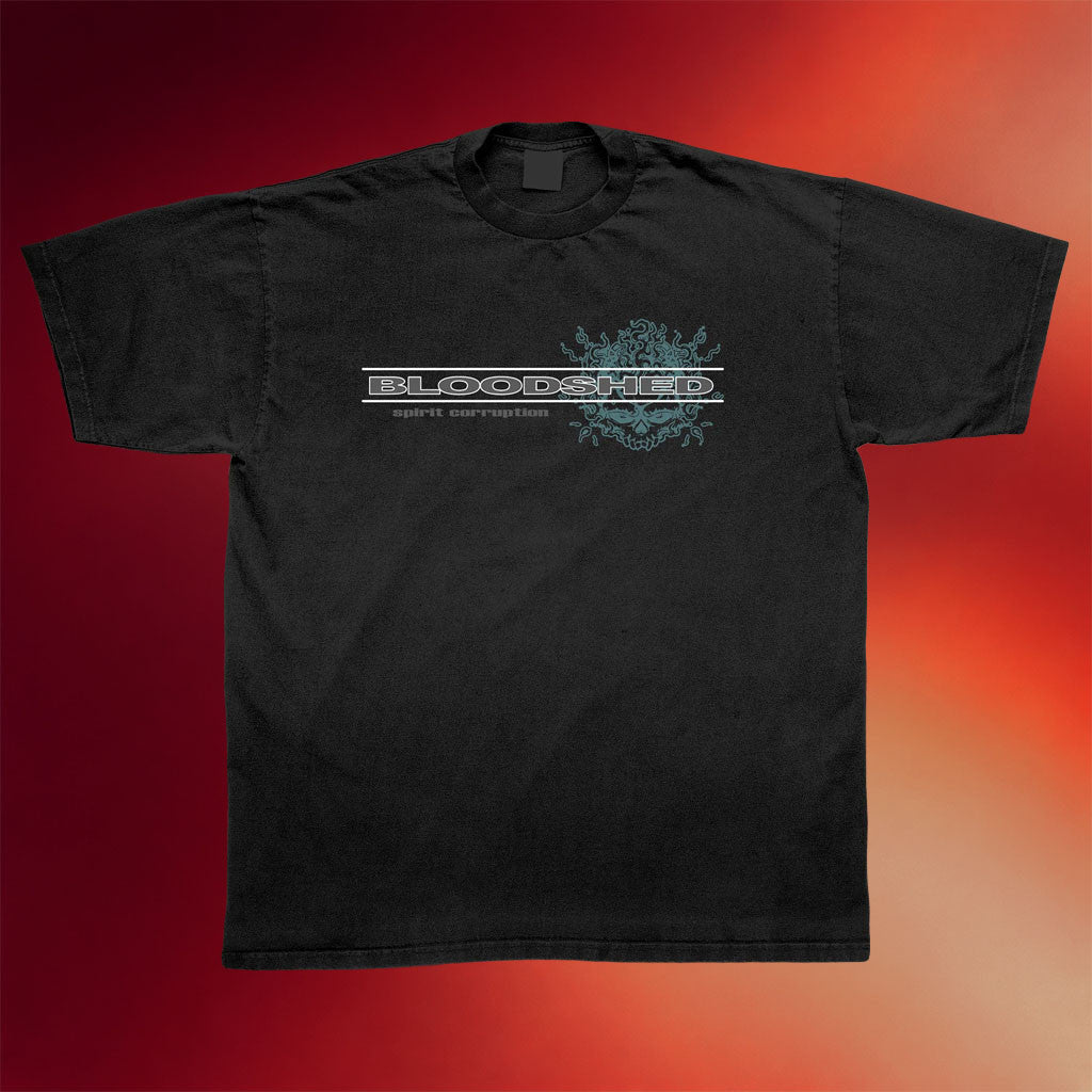 Friends Family Forever Merch 2026 Bloodshed Spirit Corruption T-Shirt Bloodshed Band Merch - Merchluma