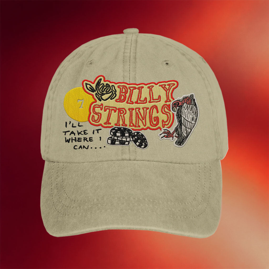 Billy Strings Merch Embroidered I'll Take It Where Can Hat Billy Strings Hat Gifts For Fans - Merchluma