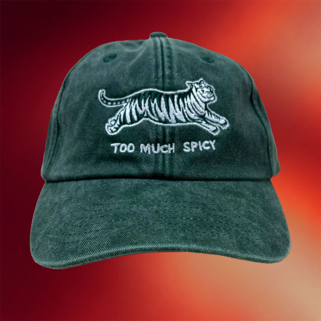 Bundobust Merch 2026 Tiger Embroidered Hat Too Much Spicy Cap Best Gifts For Husband - Merchluma