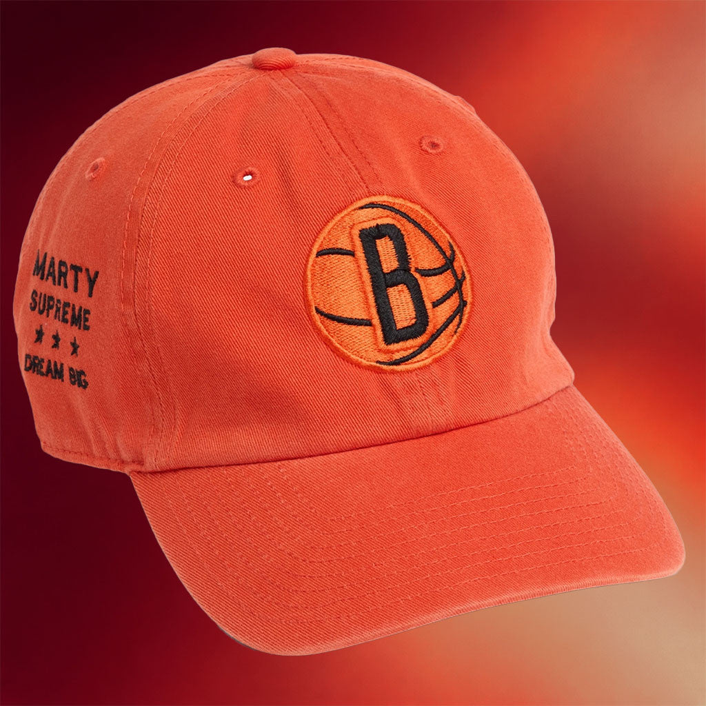A24 Marty Supreme x 47 Brooklyn Nets Hat Embroidered Nets Merch Gifts For Basketball Fan - Merchluma