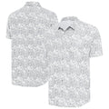 San Diego Padres Merch 2026 San Diego Padres Antigua Resort Hawaiian Shirt Gray Gift For Him - Merchluma