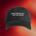 Boston Manor Merch Everything Is Just Getting Worse Hat Embroidered Gift For Rock Band Fans - Merchluma