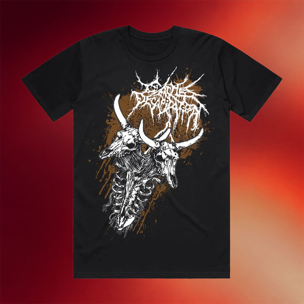 Cattle Decapitation Merch 2026 Dual Skulls T-Shirt Black Gift Ideas For Band Fans - Merchluma