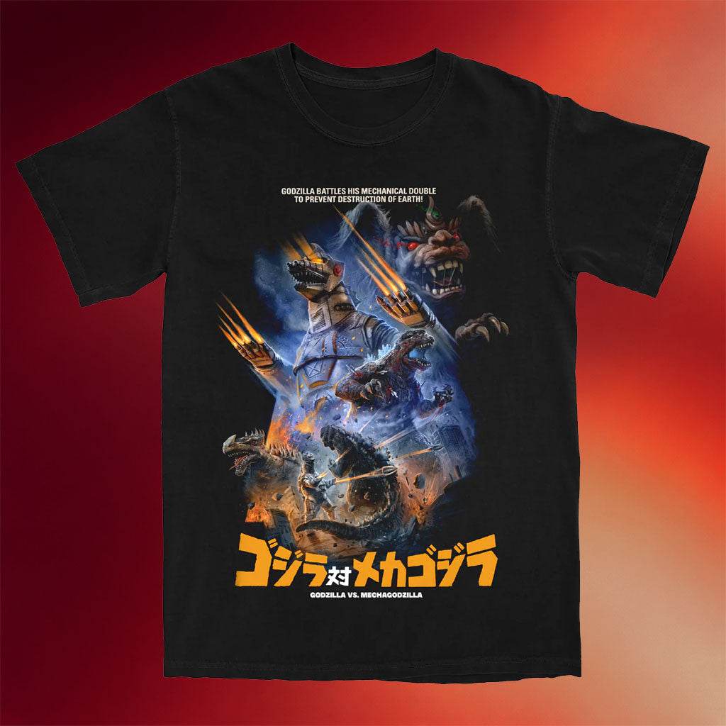 Cavitycolors Merch 2026 Godzilla Vs Mechagodzilla T-Shirt Gift Ideas For Movie Fans - Merchluma