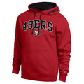 San Francisco 49ers Merch 2026 SF 49ers Champion Contrast Hoodie Best Gift For Football Fans - Merchluma