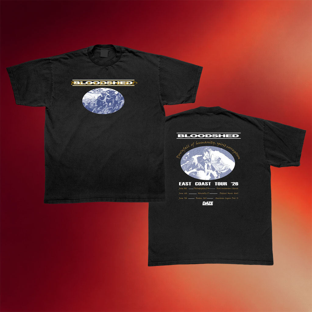 Friends Family Forever Merch 2026 Bloodshed East Coast Tour Shirt Bloodshed Band Merch - Merchluma