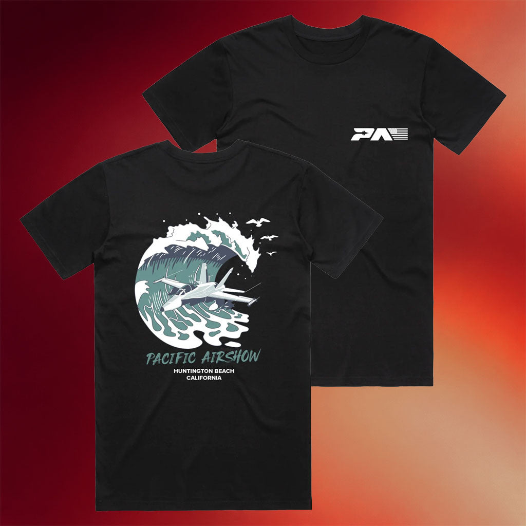 Pacific Airshow Merch 2026 Ride The Wave T-Shirt Unique Birthday Gift For Husband - Merchluma