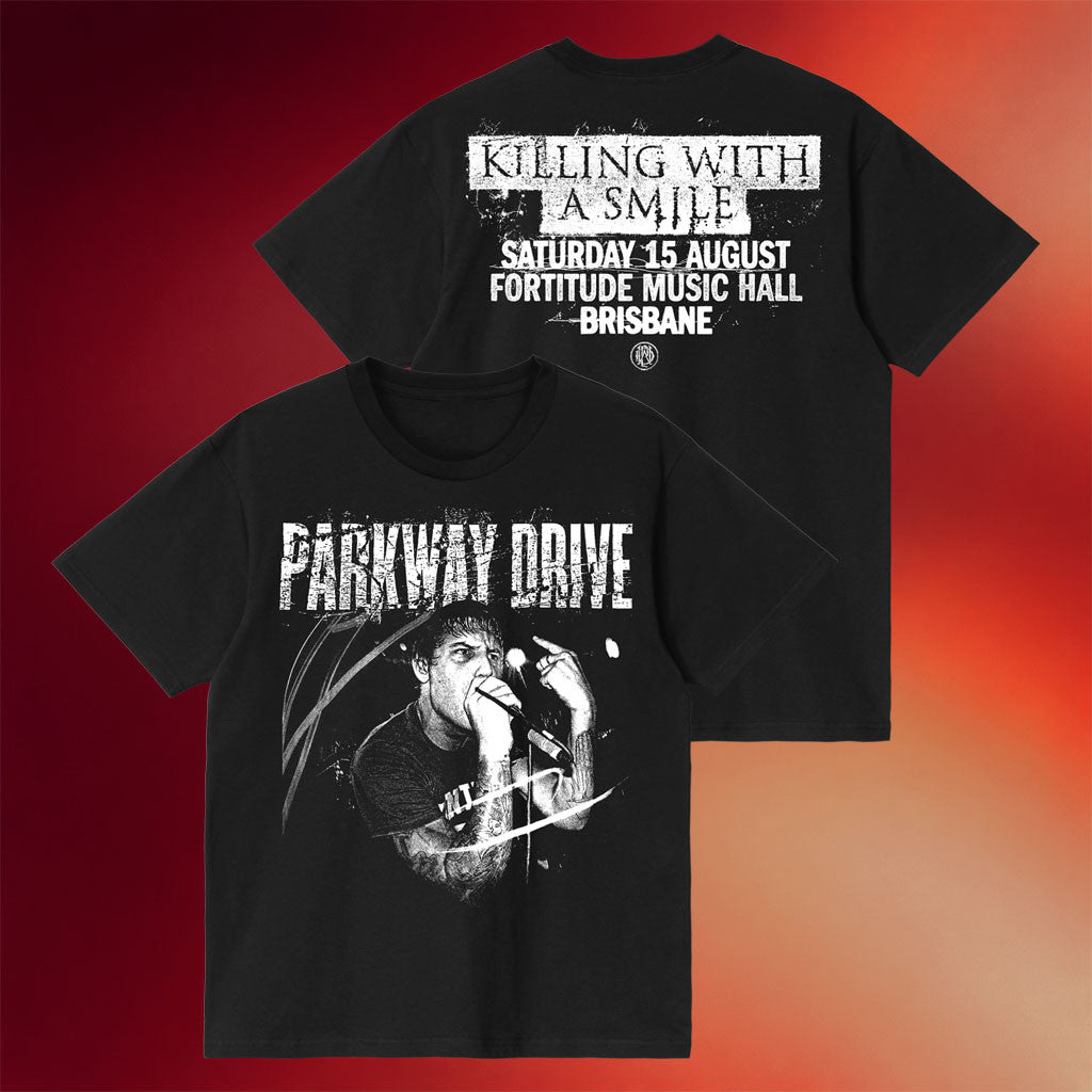 Parkway Drive Rock Merch 2026 Brisbane KWAS AUG 15 T-Shirt Present For Music Lovers - Merchluma