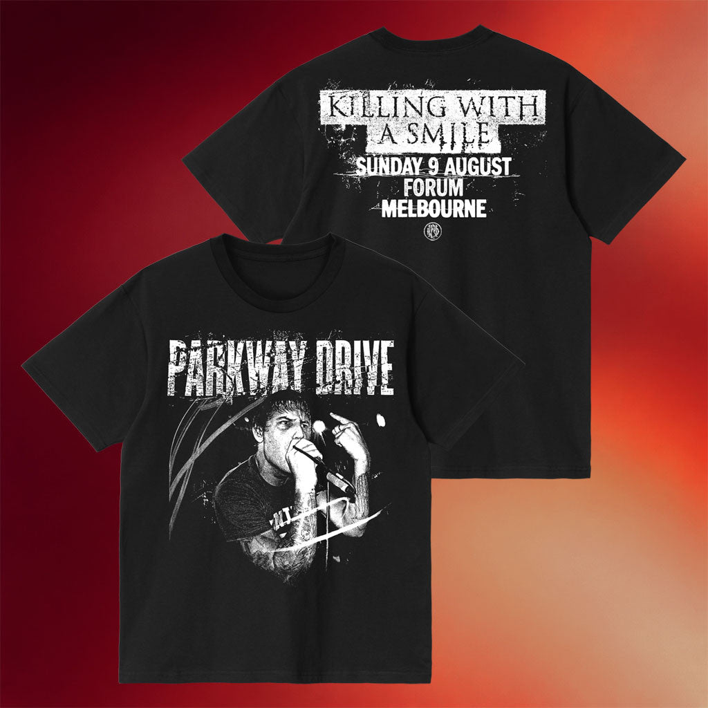 Parkway Drive Rock Merch 2026 Melbourne KWAS AUG 9 T-Shirt Gift Ideas For Music Lovers - Merchluma