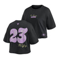San Francisco 49ers Merch #23 Christian McCaffrey Cropped T-Shirt Football Fan Apparel Her Gift - Merchluma