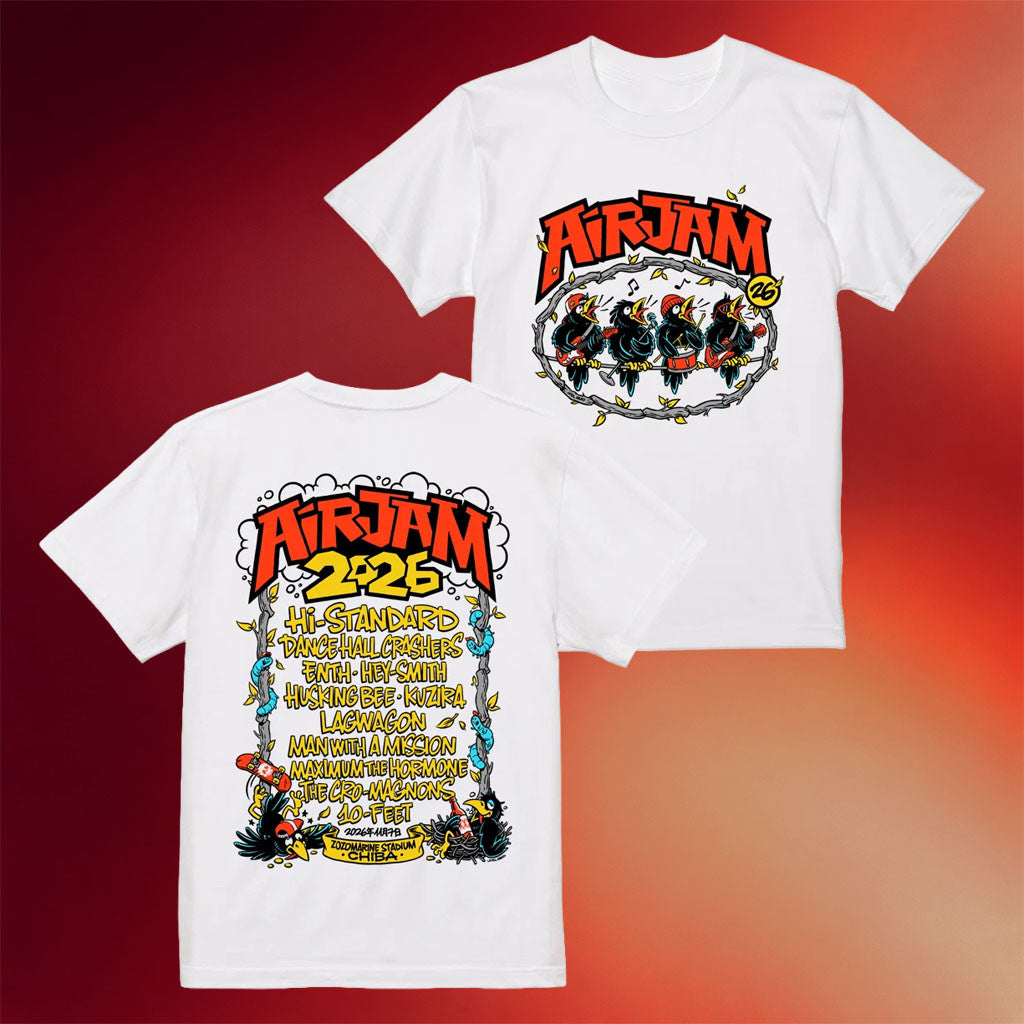 Air Jam Merch 2026 Joel T-Shirt White Concert Tour Shirt Present For Music Lovers - Merchluma