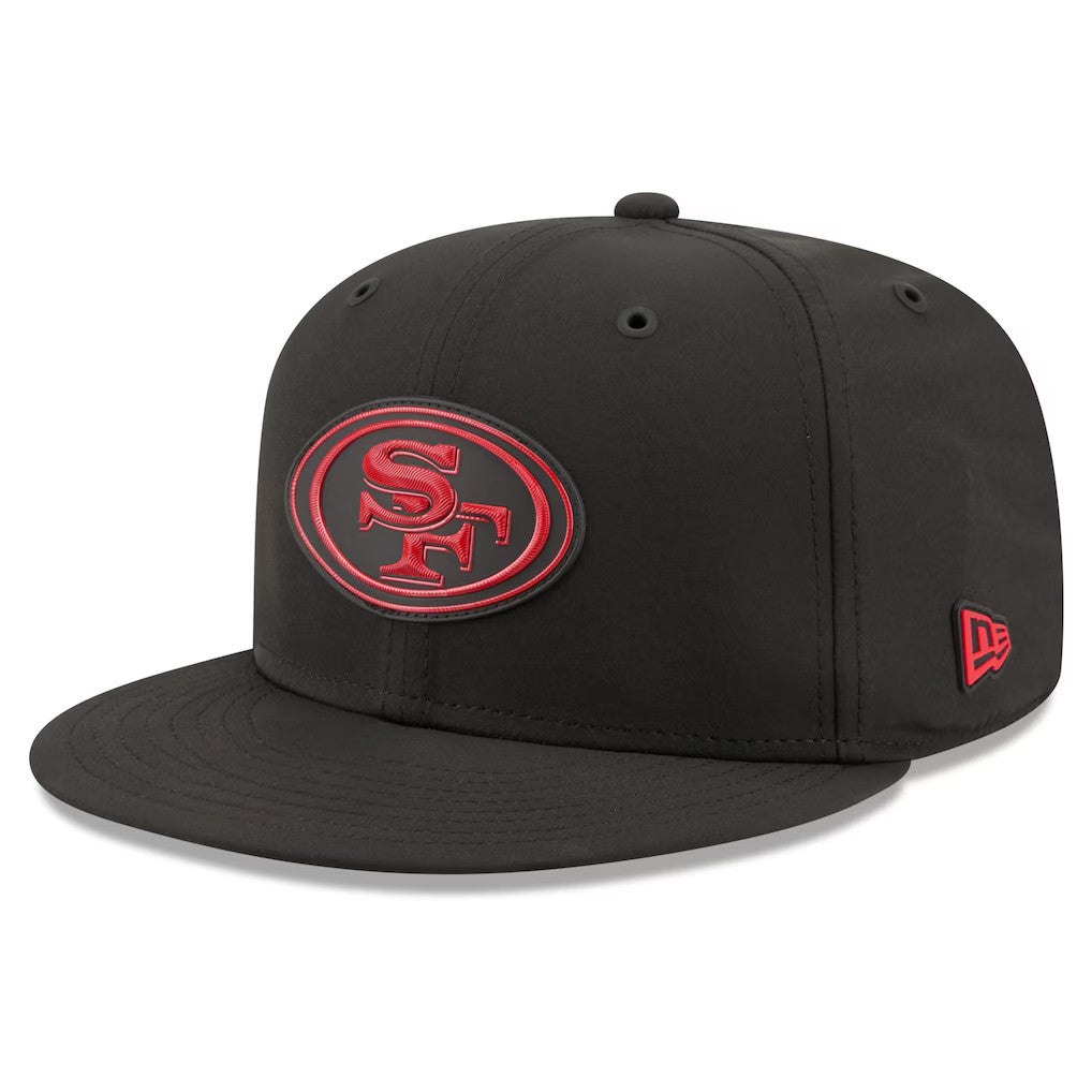 San Francisco 49ers Merch 2026 SF 49ers Sideline Snapback Hat Black Gift For Football Fans - Merchluma