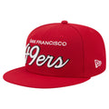 San Francisco 49ers Merch 2026 SF 49ers Core Team Script Snapback Hat Embroidered Fan Gear - Merchluma