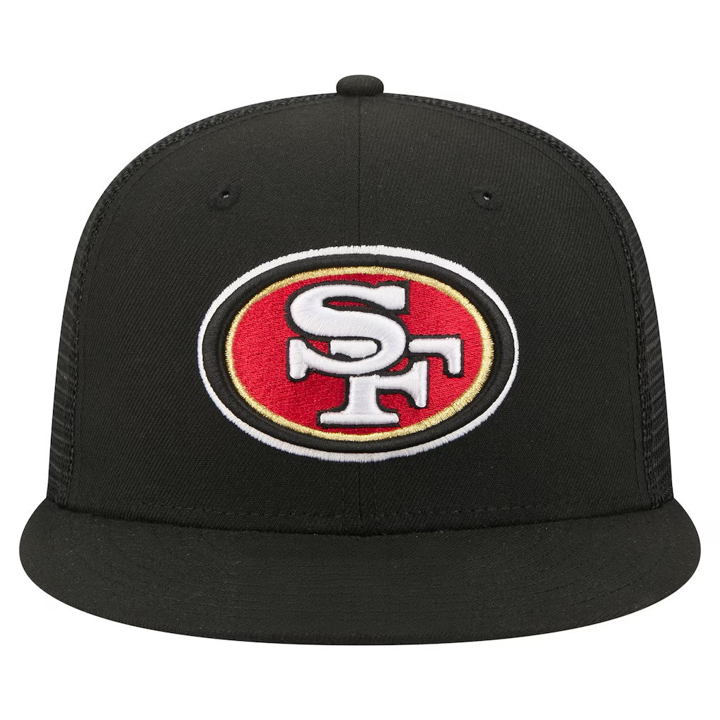 San Francisco 49ers Merch 2026 SF 49ers Core Team Trucker Snapback Hat Gift For Football Lover - Merchluma