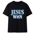 Jesus Won Seattle Mariners Baseball Logo 2026 T-Shirt Seattle Mariners Merch Christian Gifts - Merchluma