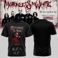Motionless In White The Sweat And Blood Tour 2026 Signature T-Shirt Black MIW Merch Fan Present - Merchluma